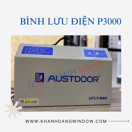 Bình Lưu Điện cửa Cuốn P3000