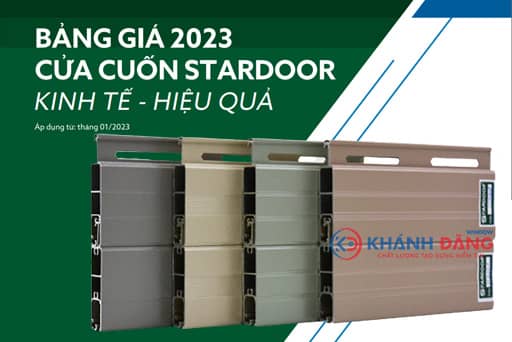 Bảng Giá Cửa Cuốn Stardoor Năm 2023