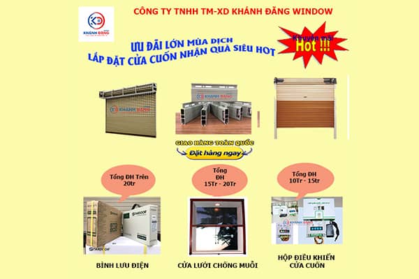 Chương trình ưu đãi Tháng 10 dành cho cửa cuốn!